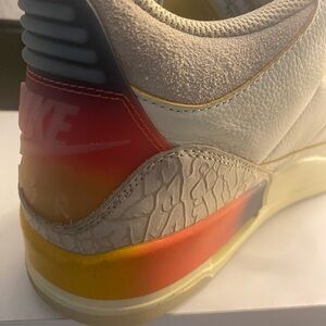 Nike Athletic Shoes - Cream, Red, Yellow